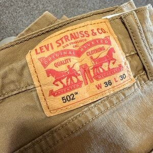 Levi Strauss & Co 502 Tan Men's Jeans